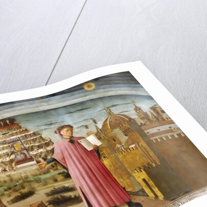 Dante and the Divine Comedy (The Comedy Illuminating Florence) by Domenico di Michelino