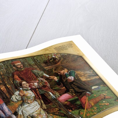 Valentine Rescuing Sylvia from Proteus by William Holman Hunt