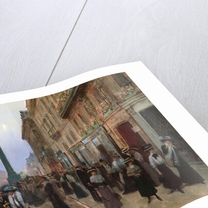 Rue de la Paix, Paris, 1907. by Jean Beraud