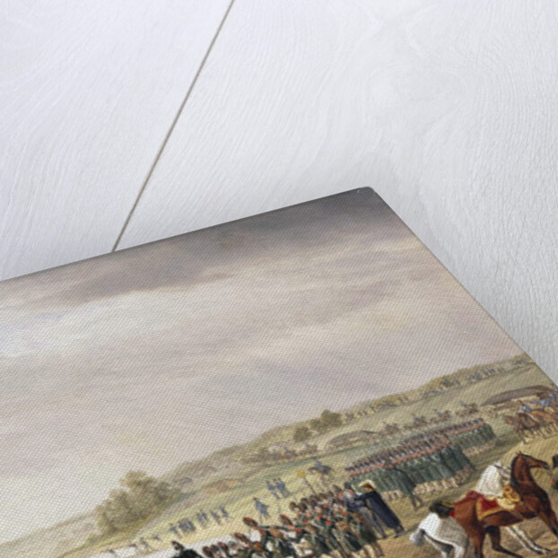 Italian Corps of Eugene de Beauharnais Crossing the Niemen on 30 June 1812, (1815). by Albrecht Adam