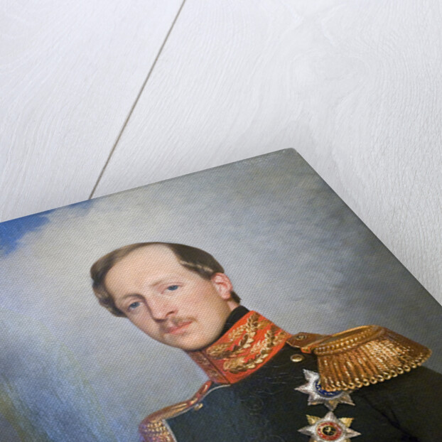 Portrait of Duke Peter of Oldenburg, 1842. by Joseph-Désiré Court