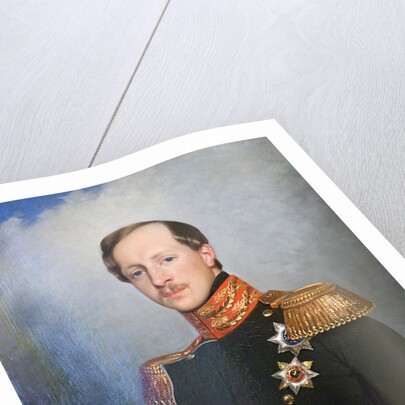 Portrait of Duke Peter of Oldenburg, 1842. by Joseph-Désiré Court