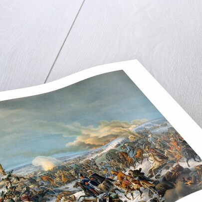 Crossing the Berezina River, Russia, 27 November 1812 (1844). by Peter Heinrich Lambert von Hess