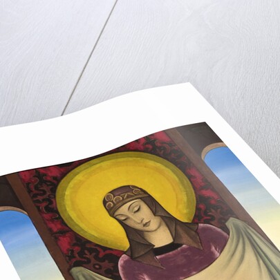 Madonna Oriflamma, 1932. by Nicholas Roerich