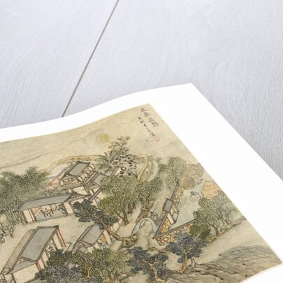 The Five Deer Hermitage, early 17th century by Li Shida