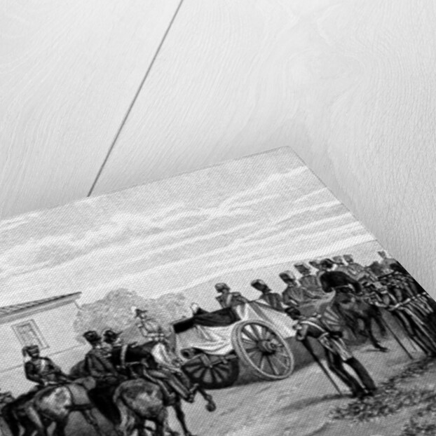 The burial of Lord Raglan near Sevastopol, Crimea, Russia, 1855. by William Simpson