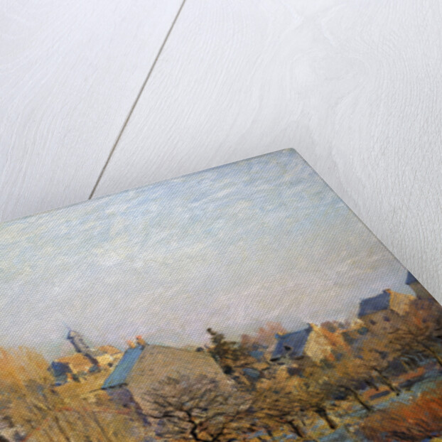 Frost in Louveciennes, 1873. by Alfred Sisley