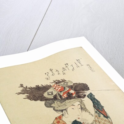 A Girl from Ohara, 1806-1815. by Hokusai