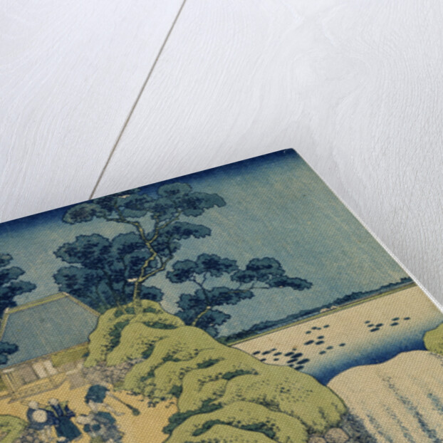 Waterfall Aigaoka by Hokusai