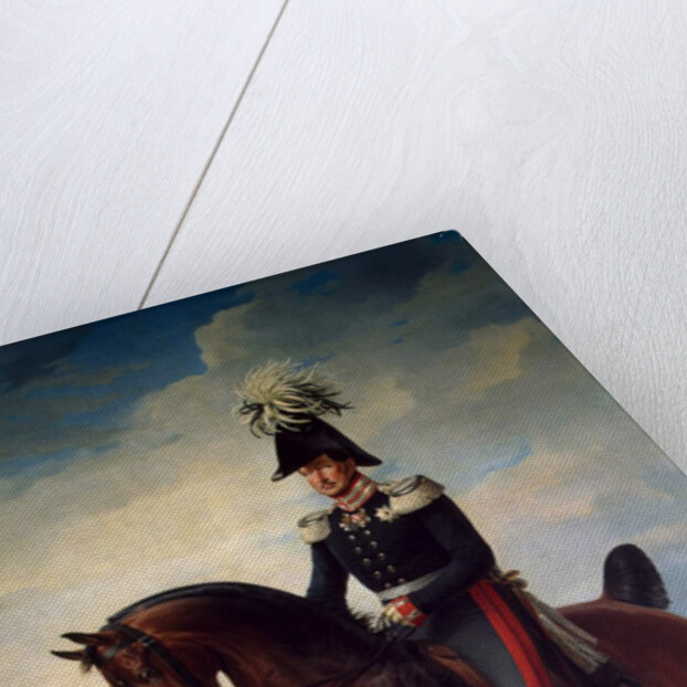 Equestrian Portrait of Frederick William III of Prussia,, 1831. by Franz Kruguer