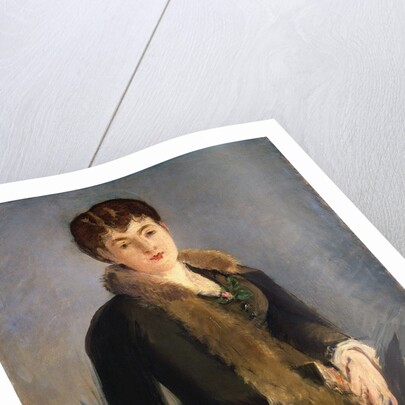 Portrait of Mademoiselle Isabelle Lemonnier, c1880. by Edouard Manet