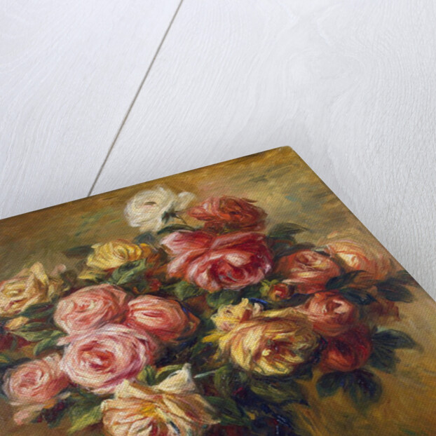 Roses in a Vase by Pierre-Auguste Renoir