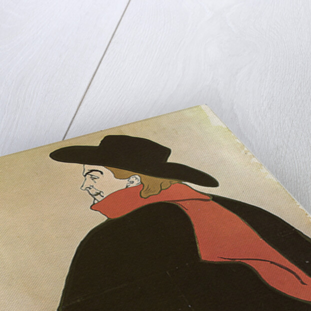 Aristide Bruant in His Cabaret', (Poster) by Henri de Toulouse-Lautrec