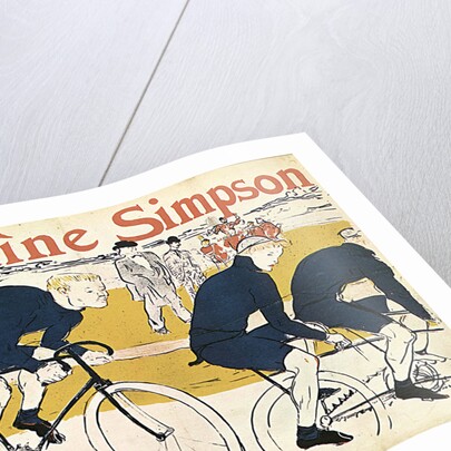 La chaîne Simson, (Advertising Poster), 1896. by Henri de Toulouse-Lautrec