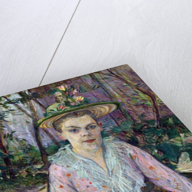 Woman with an Umbrella, 1889. by Henri de Toulouse-Lautrec