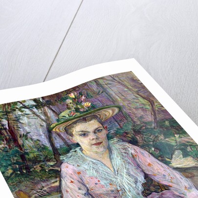 Woman with an Umbrella, 1889. by Henri de Toulouse-Lautrec