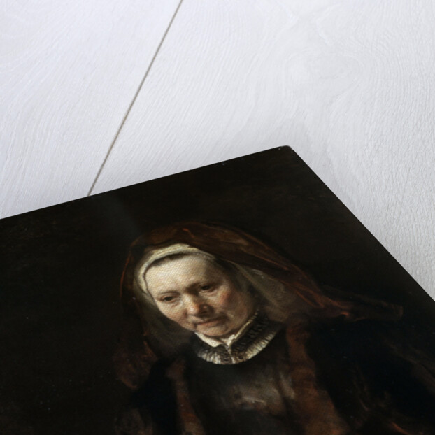 Portrait of an Elderly Woman by Rembrandt (Rembrandt van Rijn)