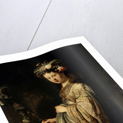 Flora, 1634. by Rembrandt Harmensz van Rijn