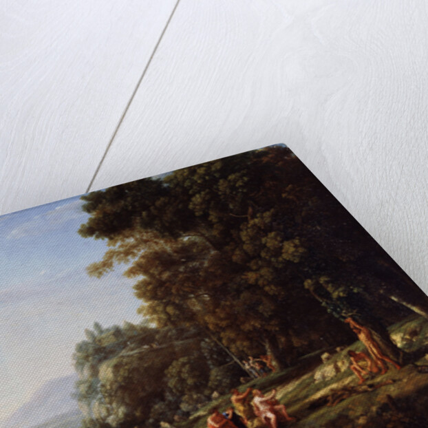 Landscape with Apollo and Marsyas, 1639-1640. by Claude Lorrain