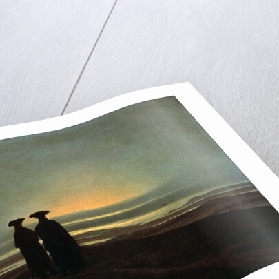 Sunset (Brothers) by Caspar David Friedrich