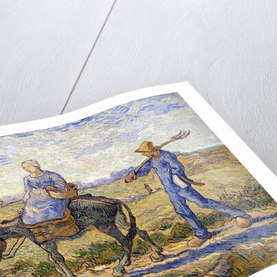 Morning: Going out to Work, 1890. by Vincent van Gogh