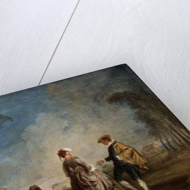 An Embarrassing Proposal, 1715-1716. by Jean-Antoine Watteau