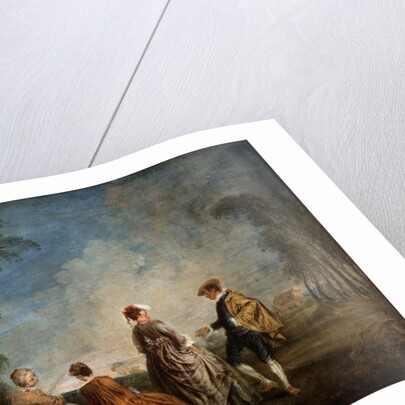 An Embarrassing Proposal, 1715-1716. by Jean-Antoine Watteau