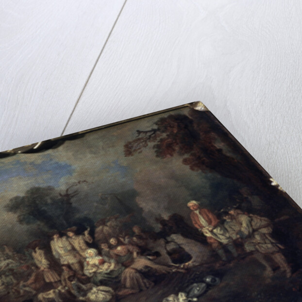 Bivouac, c1710 by Jean-Antoine Watteau