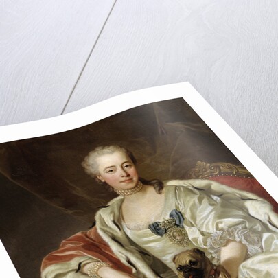 Portrait of Countess Ekaterina Golitsyna, 1759. by Louis Michel van Loo