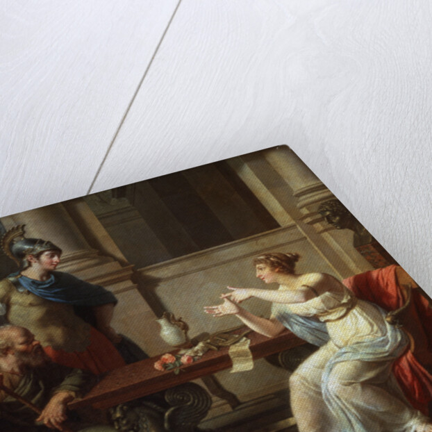 Socrates and Alcibiades at Aspasia, 1801. by Nicolas Andre Monsiau