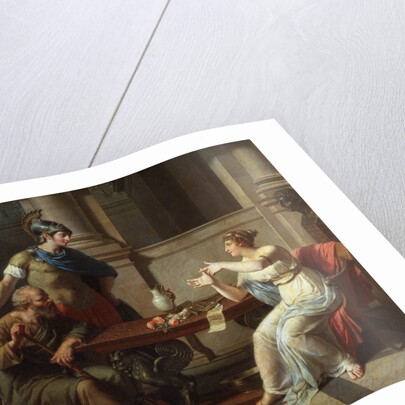 Socrates and Alcibiades at Aspasia, 1801. by Nicolas Andre Monsiau