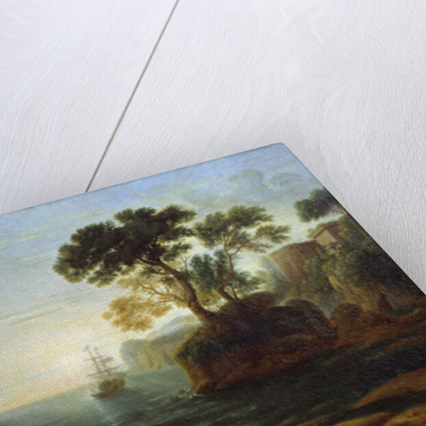 Arrival of Aeneas in Italy. Morning of the Roman Empire, c.1620-1680 by Claude Lorrain