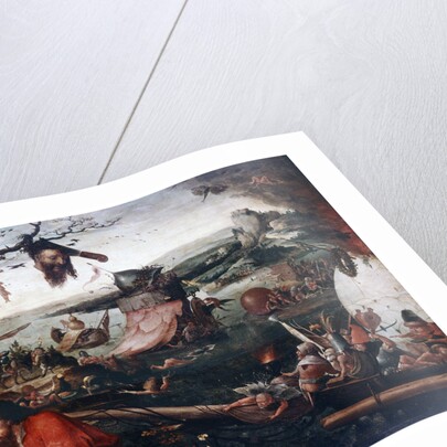 Landscape with the Parable of Saint Christopher, early16th century. by Jan Mandyn