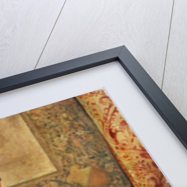 Drunk Warrior and Court Jester, Italian painting of 19th century. by Casimiro Tomba