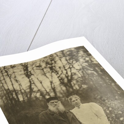 Russian author Leo Tolstoy and his wife Sophia Tolstaya, Russia, 1895 by Sophia Tolstaya