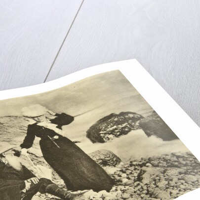 Russian author Leo Tolstoy and his wife Sophia by the Black Sea, Crimea, Russia, 1902 by Sophia Tolstaya