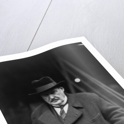 Alexander Konstantinovich Glazunov, Russian composer, teacher and conductor, 1929 by Anonymous