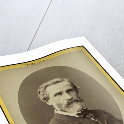 Giuseppe Verdi, Italian composer, late 19th century by Frederick Mulnier