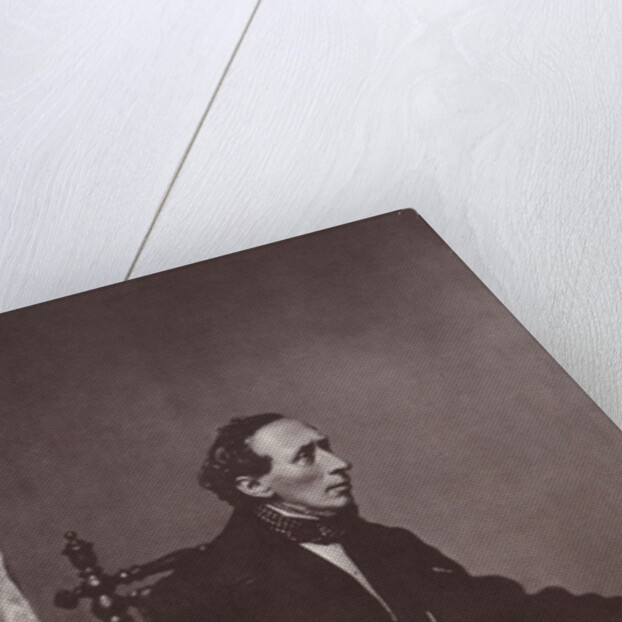 Hans Christian Andersen, Danish author, 19th century by Franz Hanfstaengl