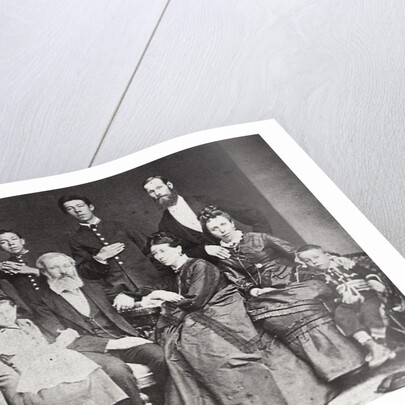 The family of Russian author and playwright Anton Chekhov, Taganrog, Russia, 1874 by S Isakovich