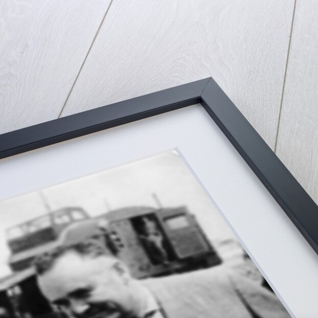 Russian cosmonaut Yuri Gagarin and rocket engineer Sergey Korolyov, 1961 by Unknown