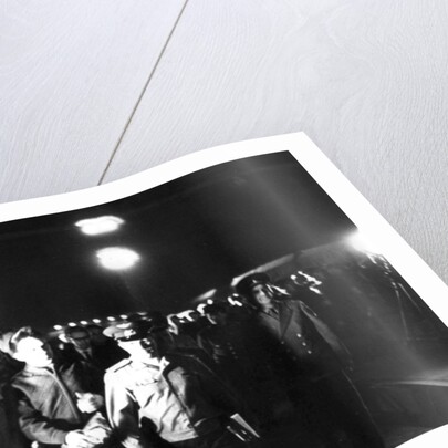 Last steps of Russian cosmonaut Vladimir Komarov, Baikonur Cosmodrome, USSR, 23 April 1967 by Unknown