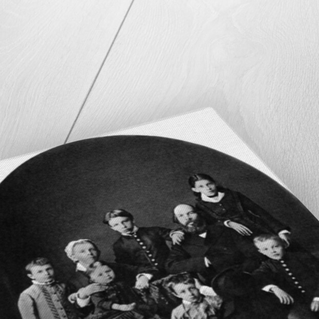 Vladimir Ulyanov (Lenin) as a grammar school pupil, with his family, Simbirsk, Russia, 1879 by Unknown