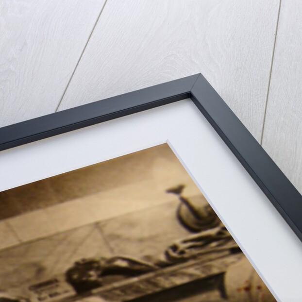 Meat counter in a Soviet food store, USSR, 1960s by Anonymous
