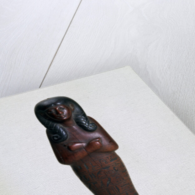 Wooden ushabti figurine of Mutry, Ancient Egyptian, 16th or 15th century BC by Unknown