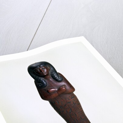 Wooden ushabti figurine of Mutry, Ancient Egyptian, 16th or 15th century BC by Unknown