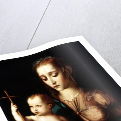 Madonna and Child with a Cross-shaped Distaff, 1570s by Luis de Morales
