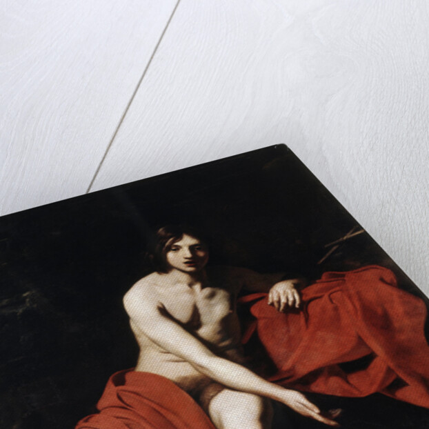 Saint John the Baptist in the Wilderness, c1615-c1620 by Nicolas Regnier