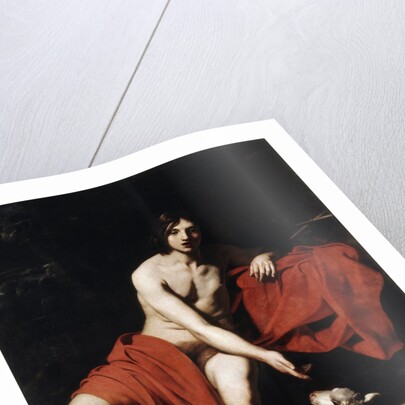 Saint John the Baptist in the Wilderness, c1615-c1620 by Nicolas Regnier