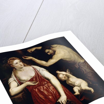 Venus and Mars with Cupid, 1550s by Paris Bordone